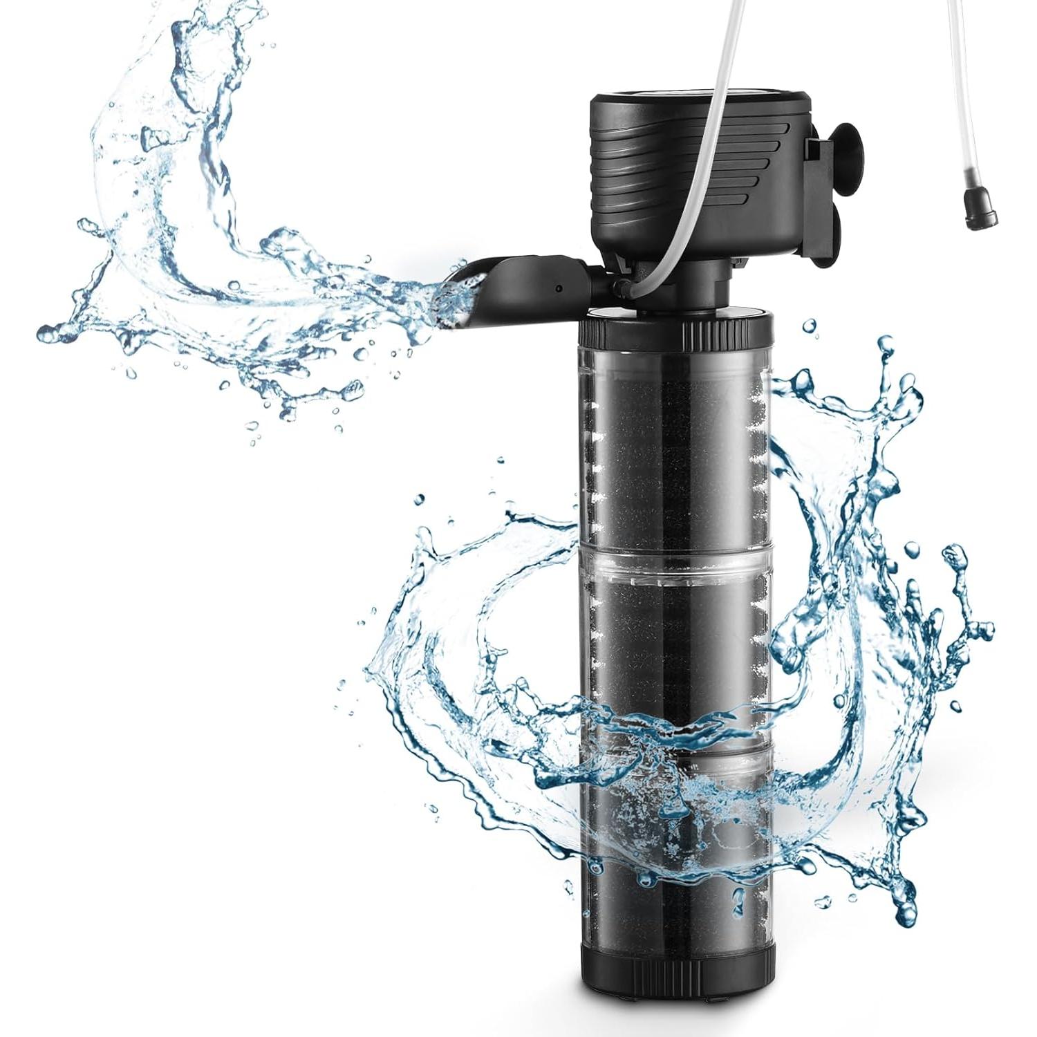 Filtro Interno de Acuario SainSmart AF-1500 1800 L/h 25W