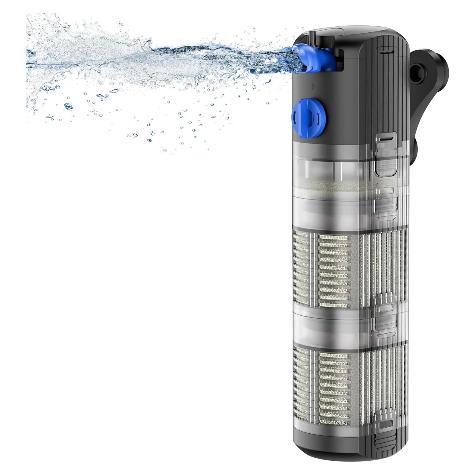 Filtro Interno Sumergible FREESEA CF-700 8W para Acuarios 75-378L