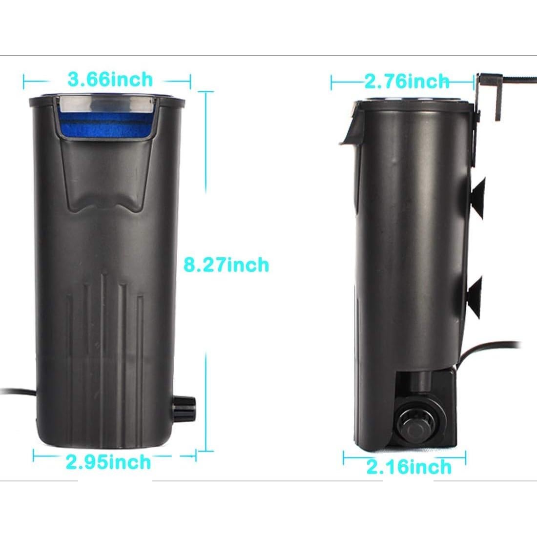 Filtro Interno de Acuario JackSupermall 400L/H para 11-76L