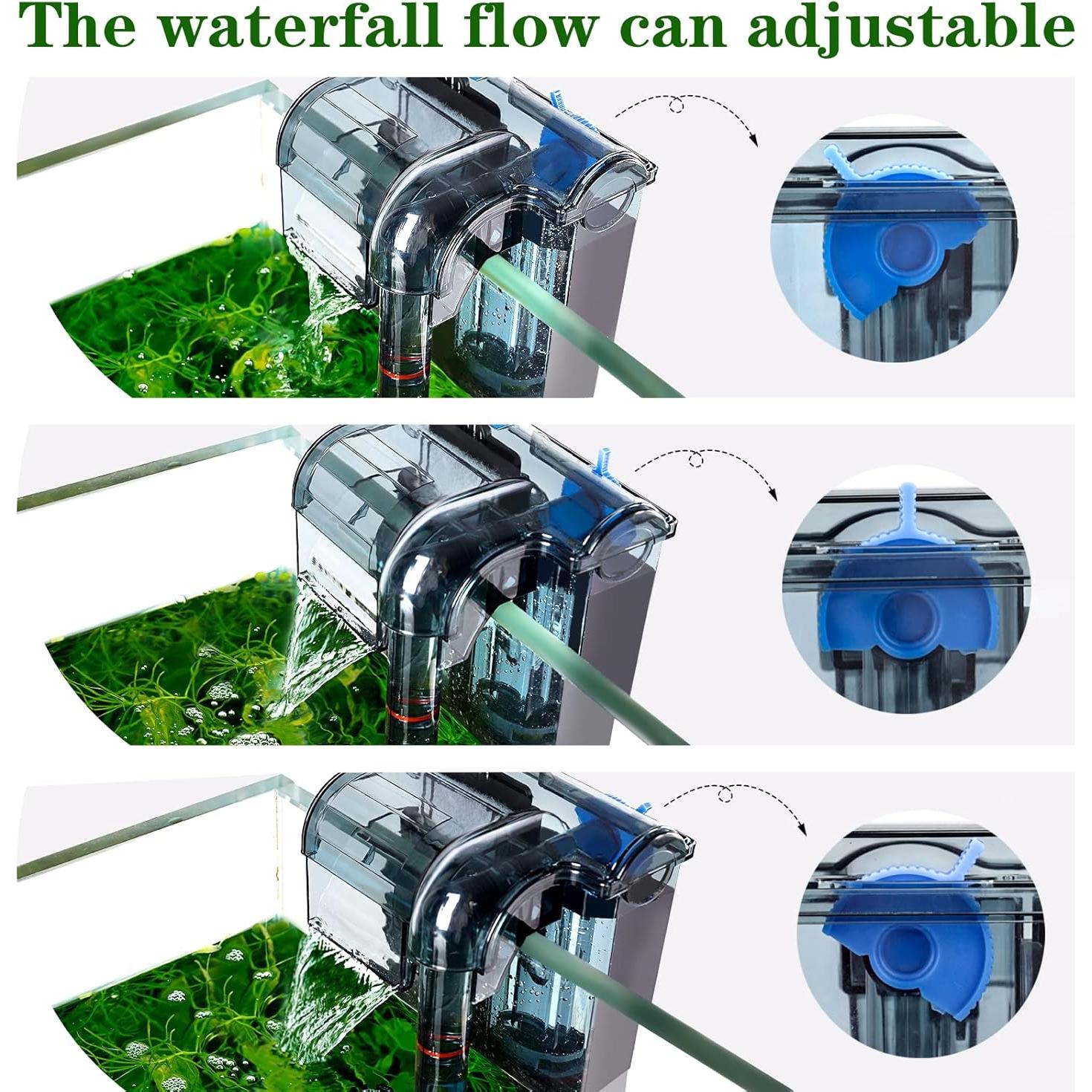 Filtro de Poder AQQA AQ106 para Acuarios 5-10 Galones