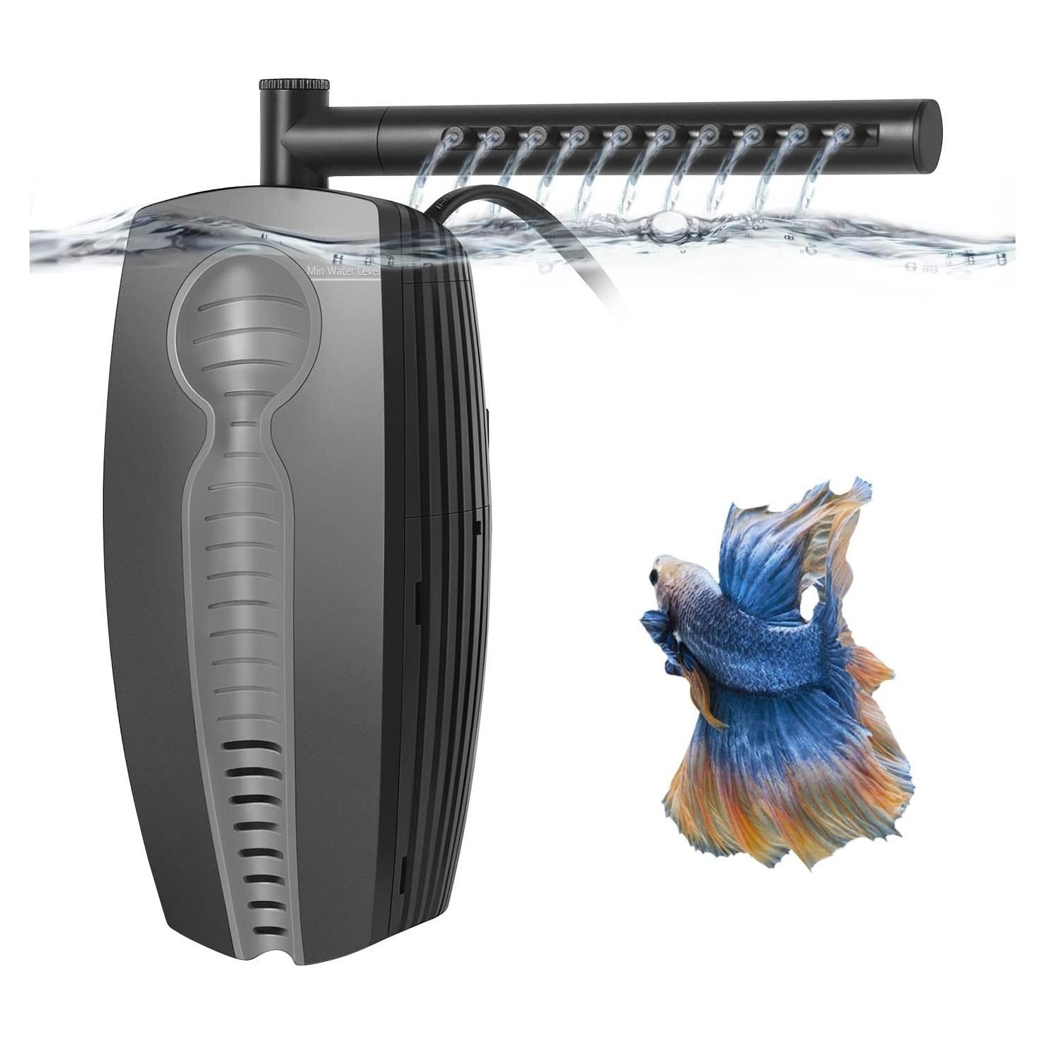 Filtro Interno de Acuario FEDOUR 8W 625 L/h para Tanques 10-50 Gal