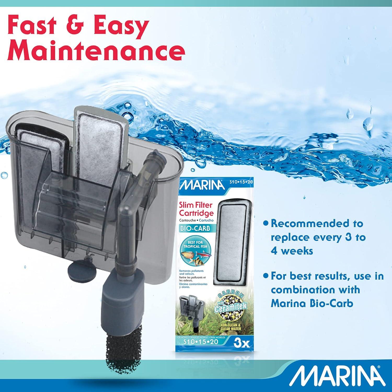 Cartucho de Reemplazo Bio-Clear Marina para Filtros Slim - 3 Unidades