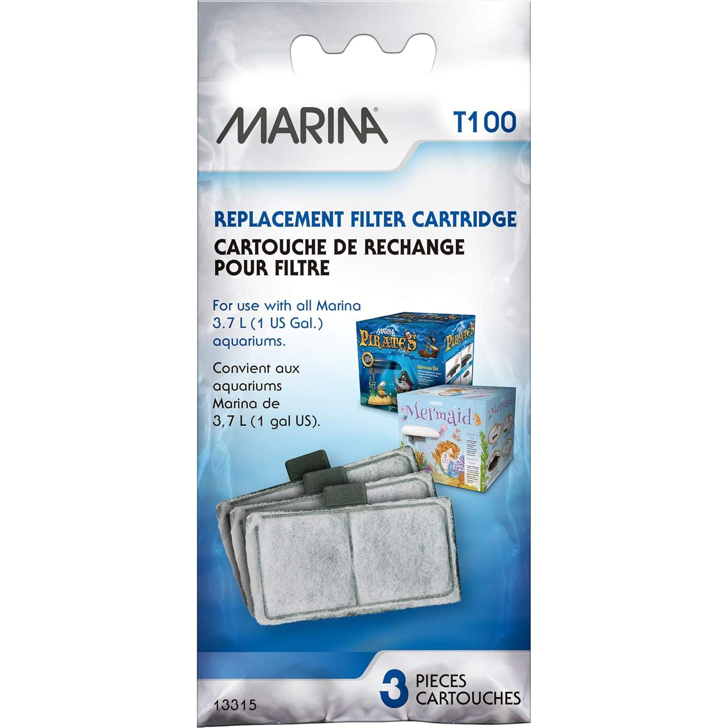 Cartucho de Filtro de Reemplazo Marina T100 - Paquete de 3