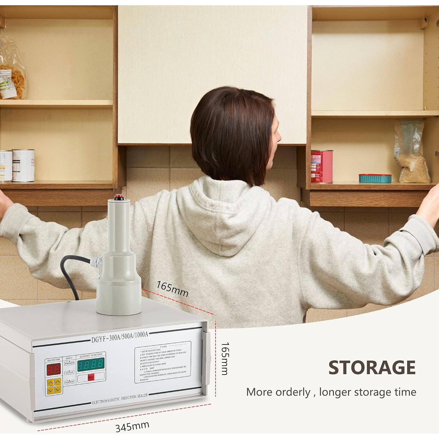 Sellador de Tapas por Inducción NEWTRY 10-50mm 220V