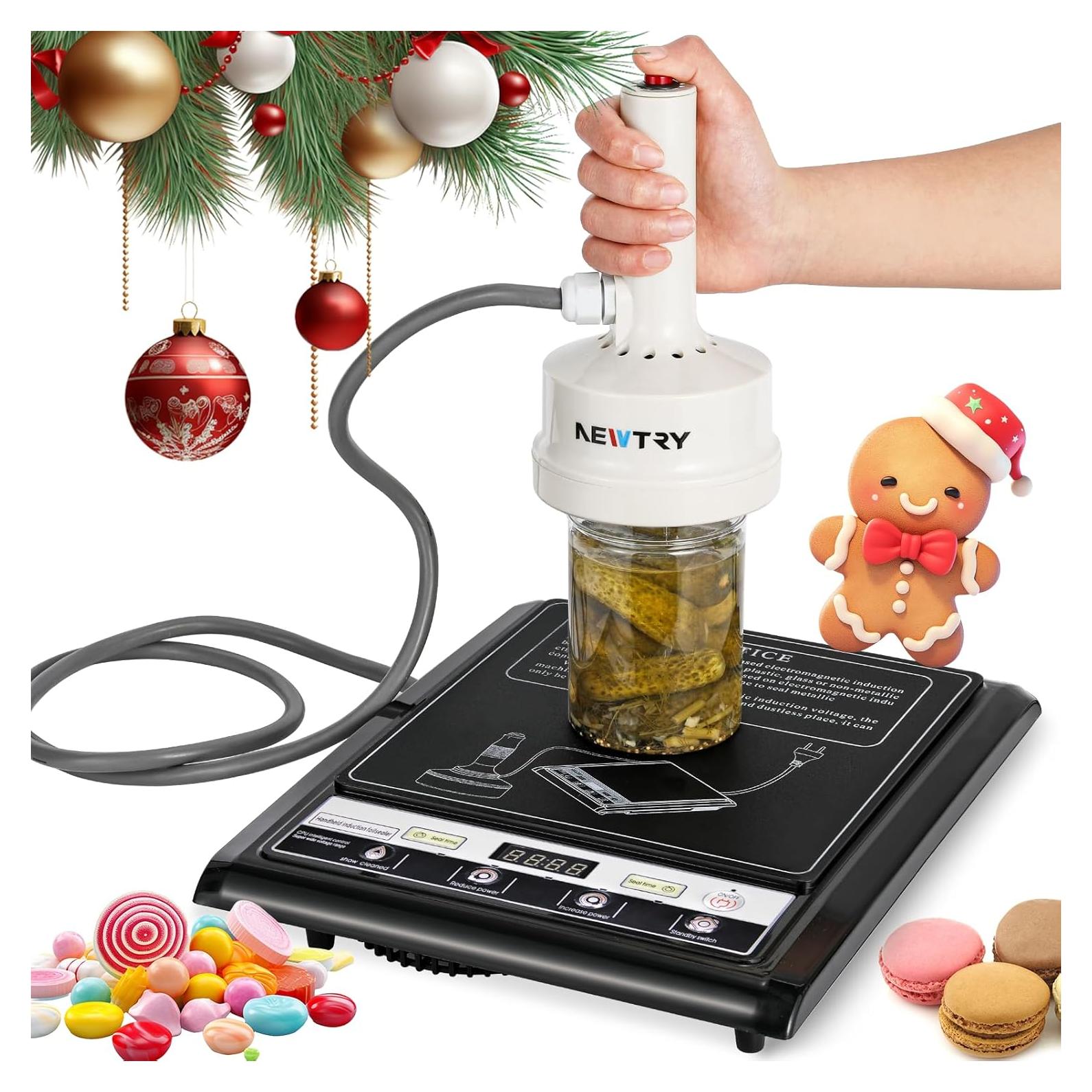 Sellador de Inducción NEWTRY 20-100mm 1200W Automático