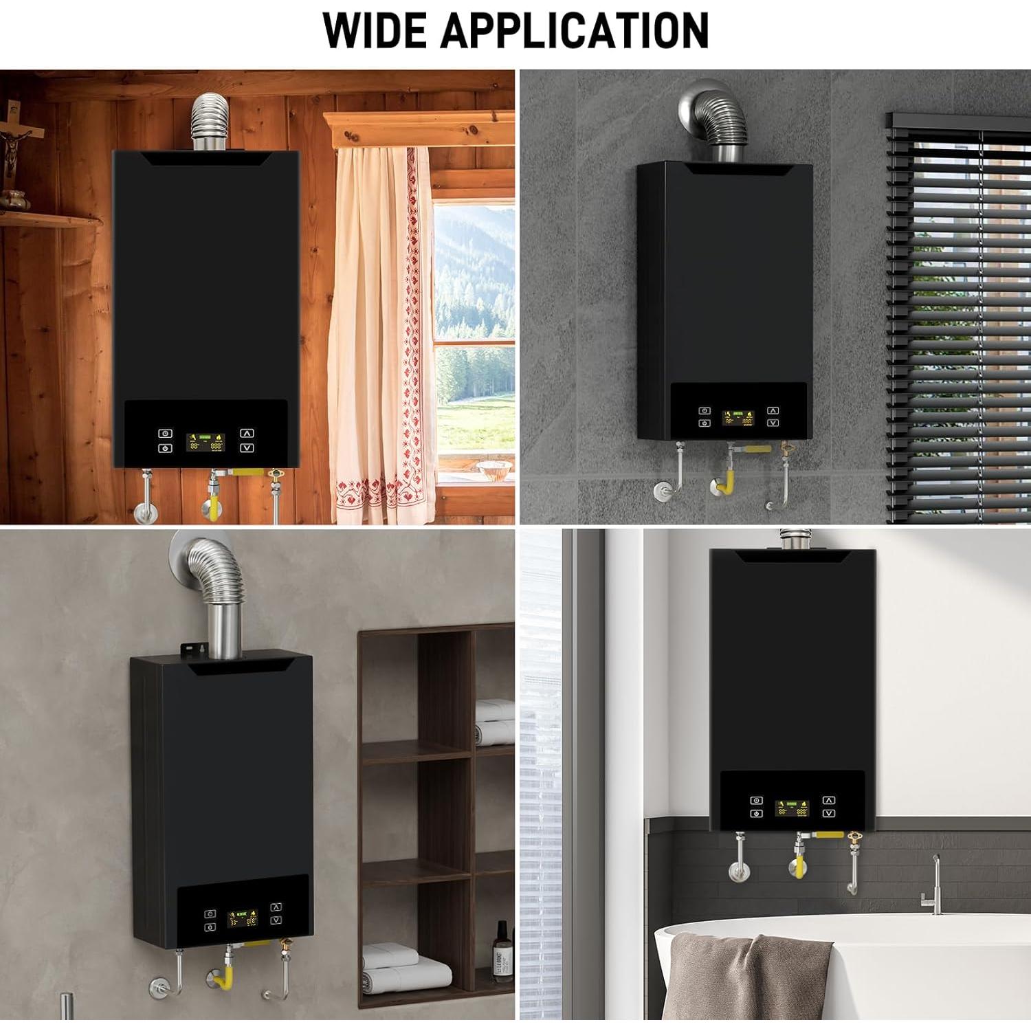 Calentador de Agua Sin Tanque FORIMO 18L Gas Natural Digital