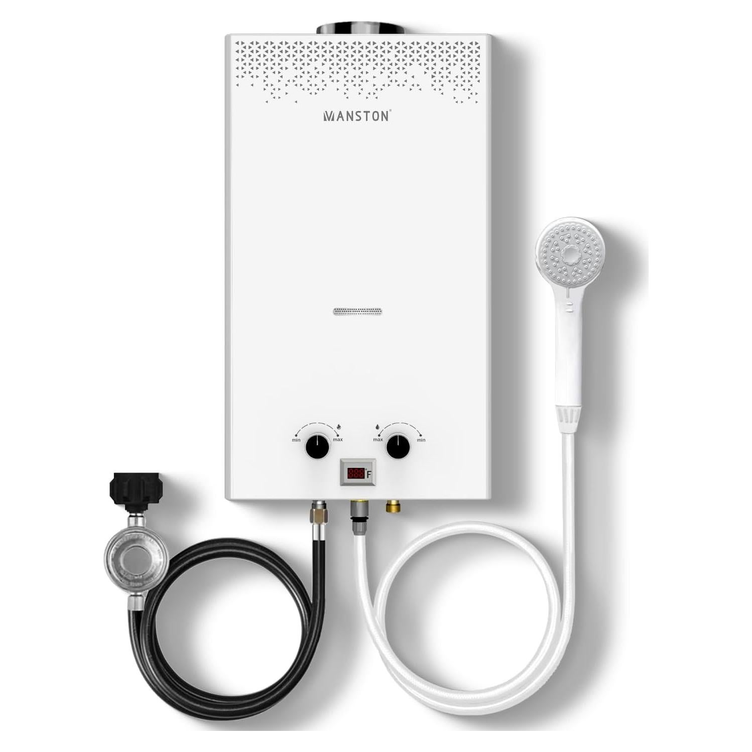 Calentador de Agua Sin Tanque VANSTON 10L para Camping