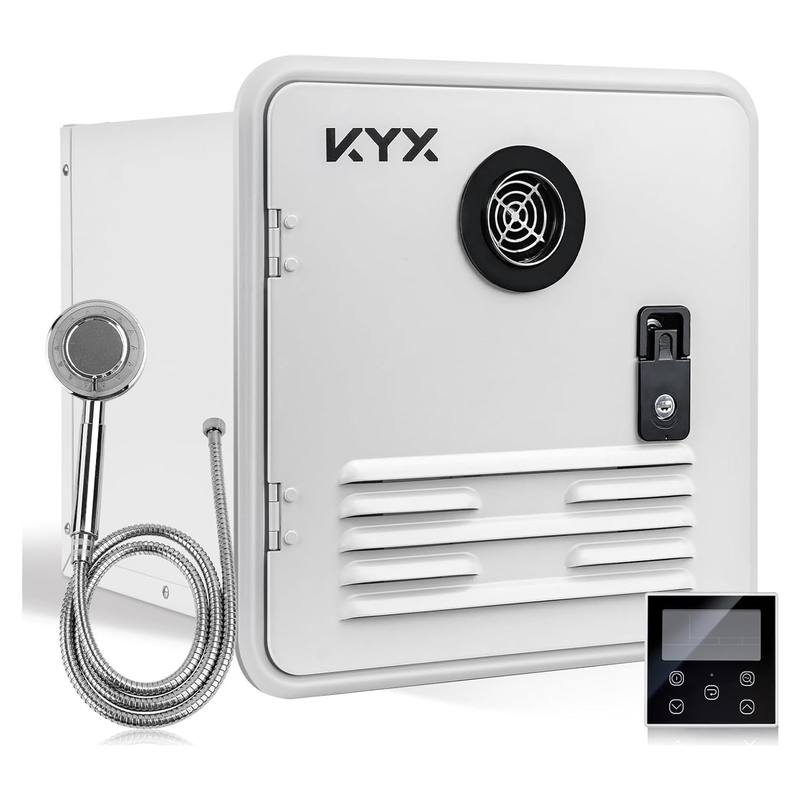Calentador de Agua Sin Tanque KYX RV 67,000 BTU - Instantáneo 12V