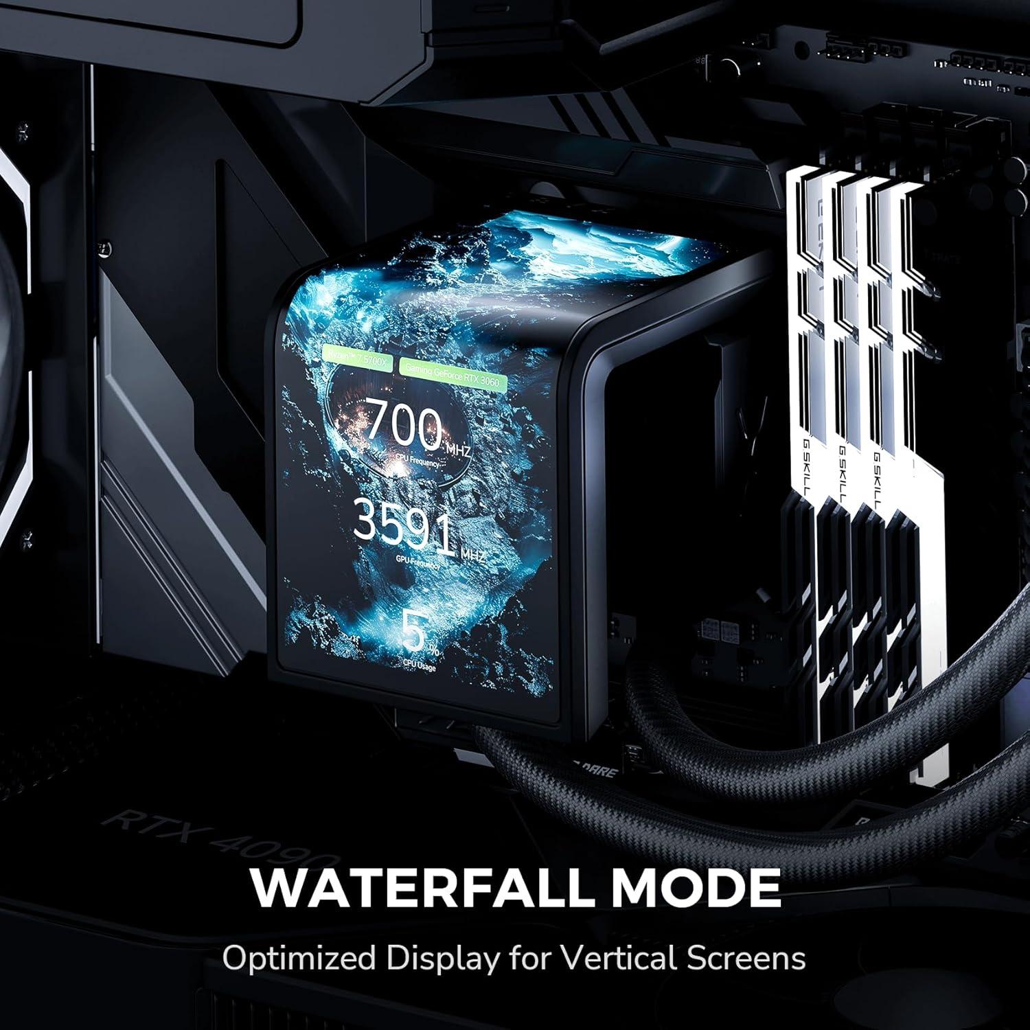 Enfriador AIO TRYX Panorama SE 360mm ARGB Pantalla Curvada