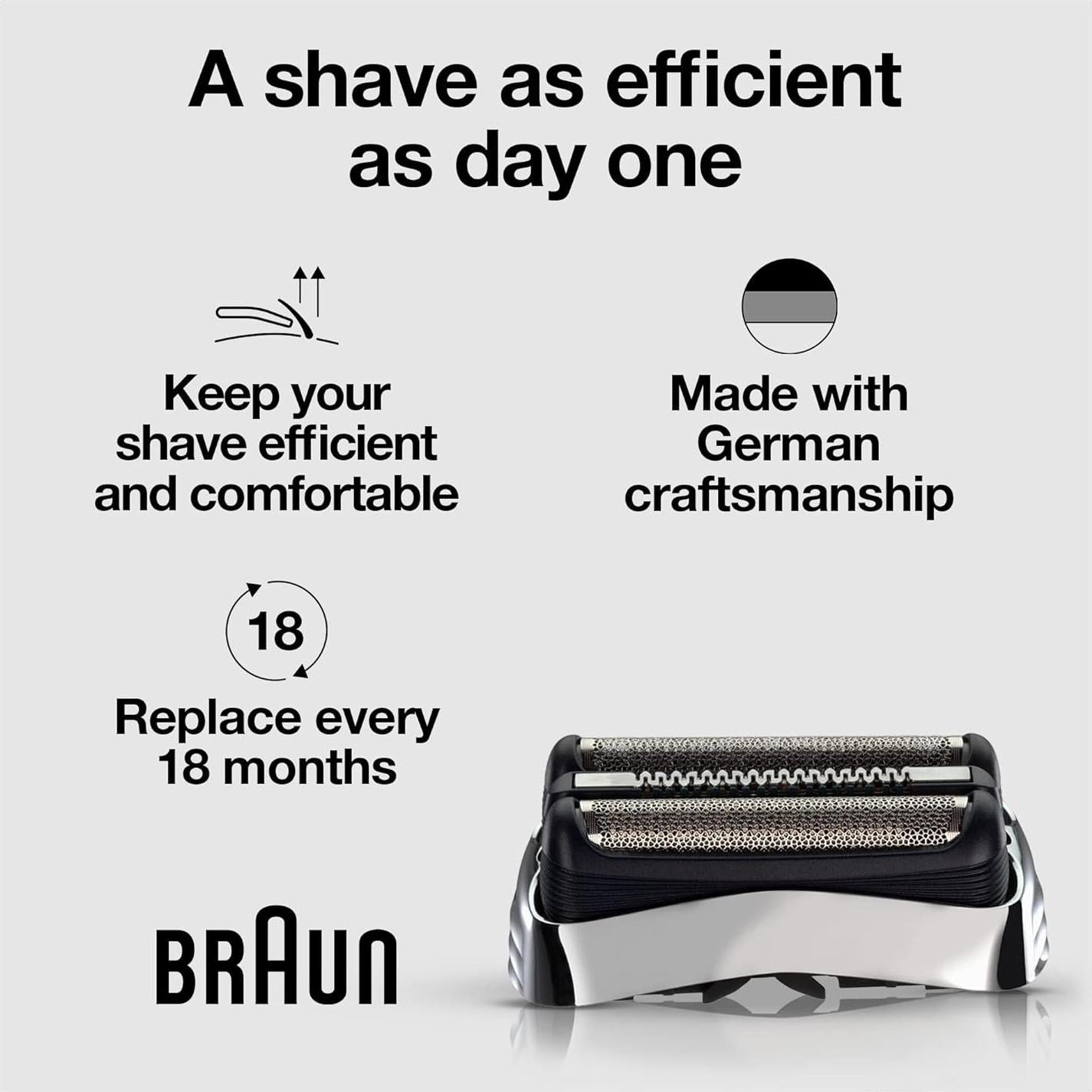 Cabezal de Repuesto Braun 32B para Afeitadora Eléctrica Series 3