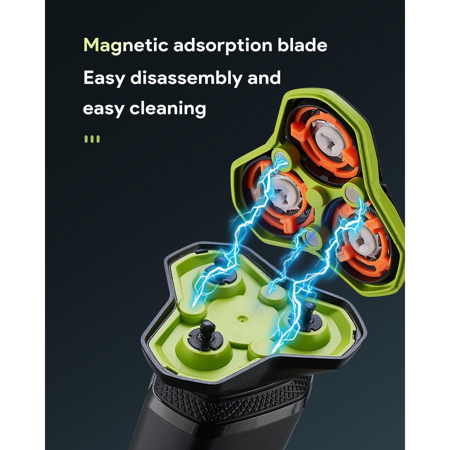 Afeitadora Eléctrica MAXWISDOM TXD001 3D Flotante Carga Tipo-C