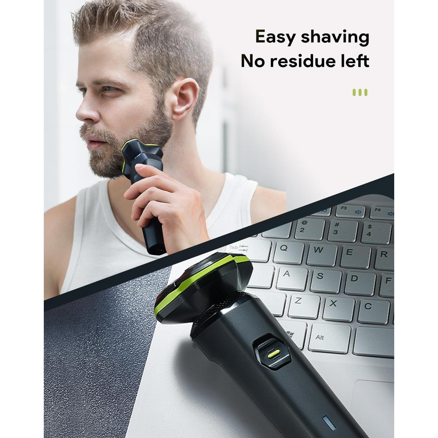 Afeitadora Eléctrica MAXWISDOM TXD001 3D Flotante Carga Tipo-C