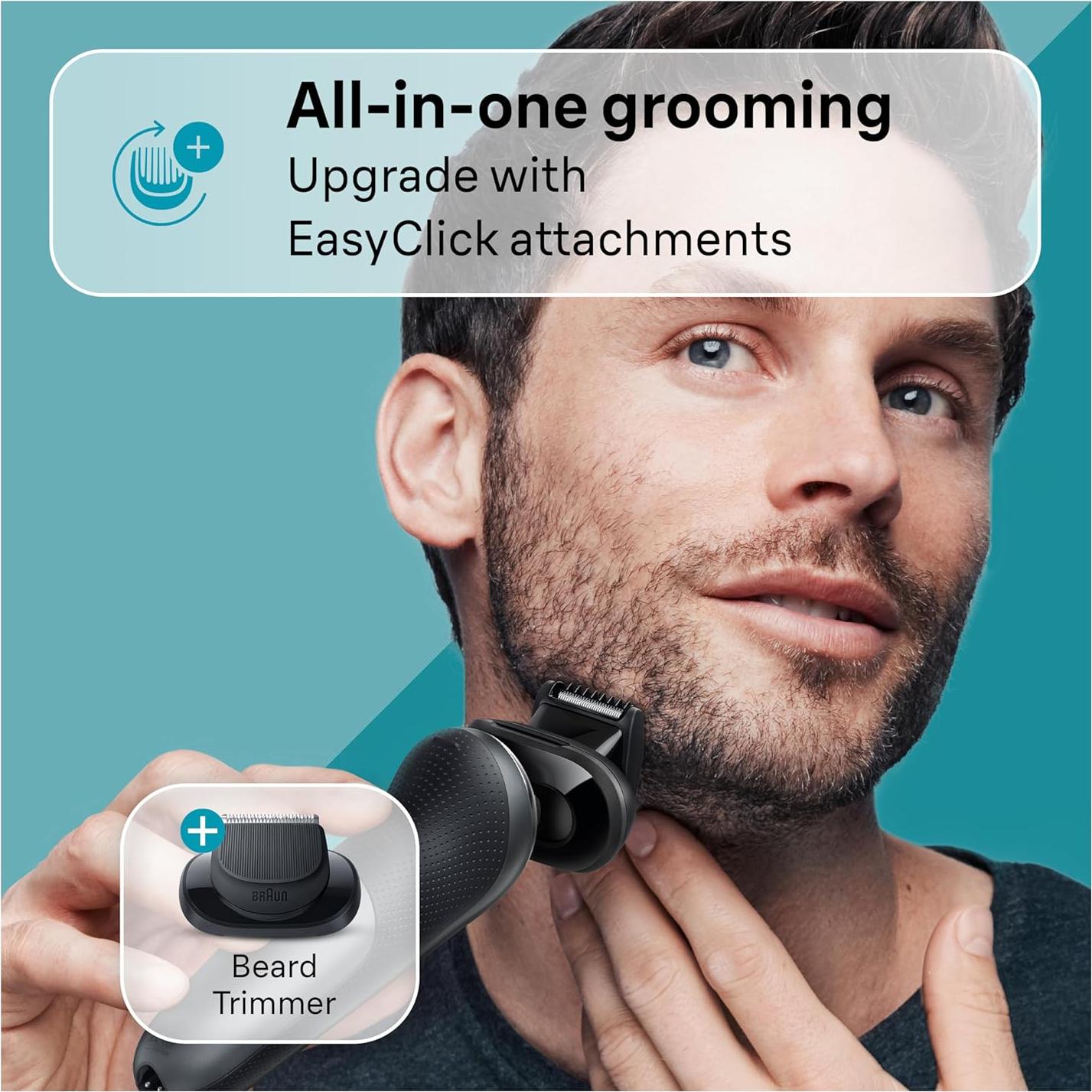 Afeitadora Eléctrica Braun Serie 7 7127cs, Impermeable, 7 Modos