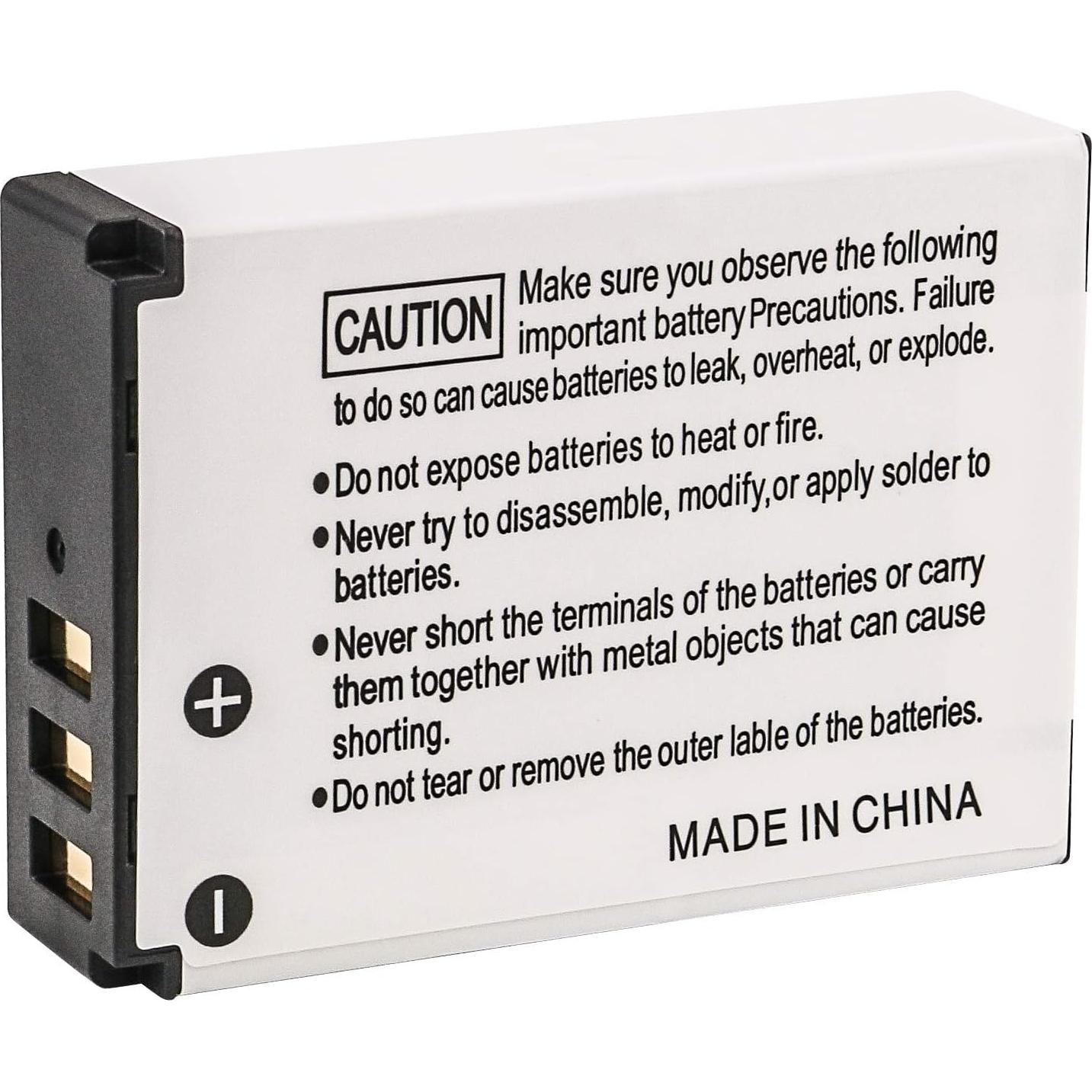 Kastar Paquete 2 Baterías + Cargador USB para Kodak LB-070