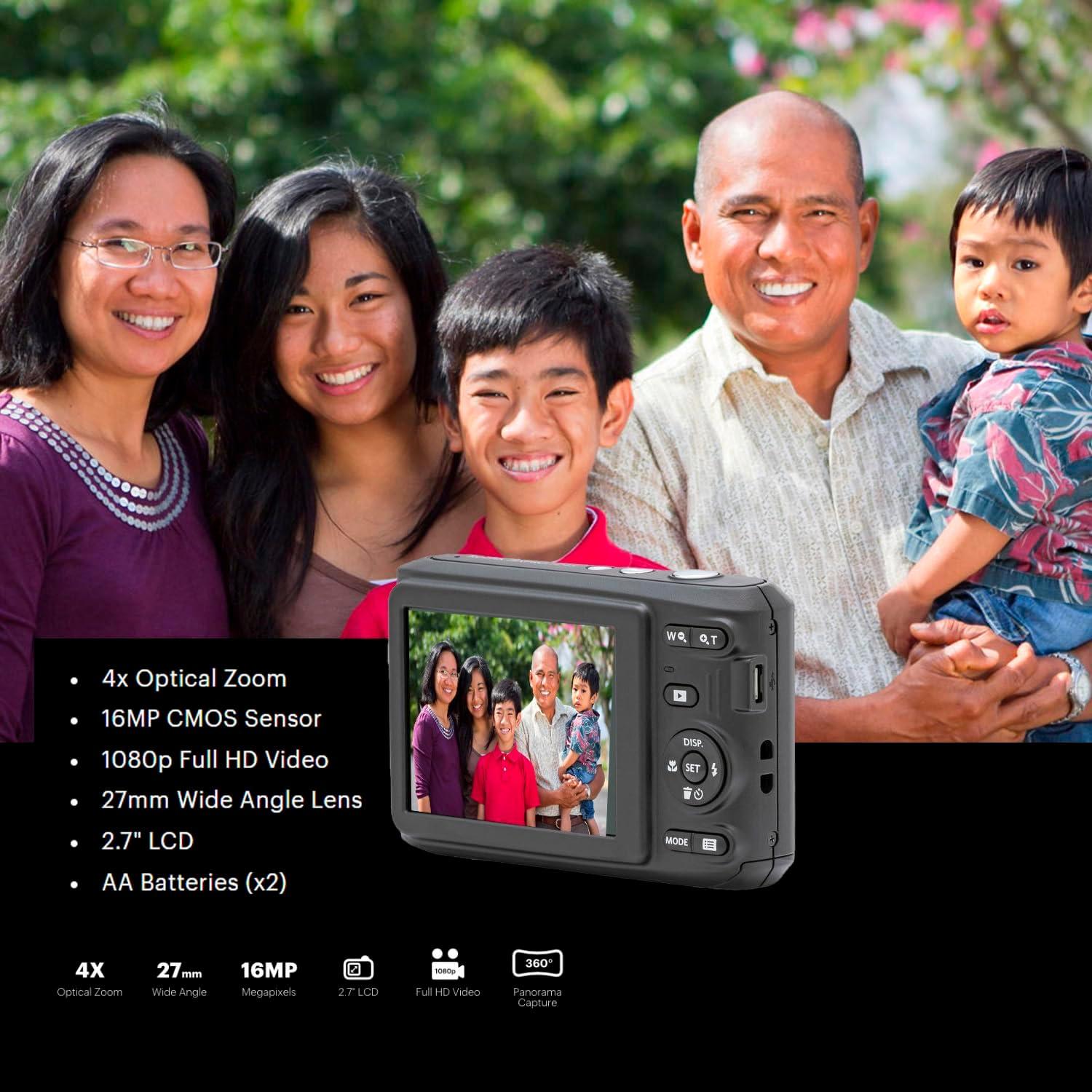 Cámara Digital Kodak PIXPRO FZ45 Zoom 16MP Full HD 128GB