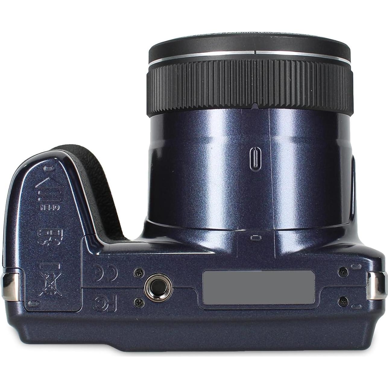 Cámara Digital Kodak Pixpro AZ528 Azul + 2x32GB + Accesorios