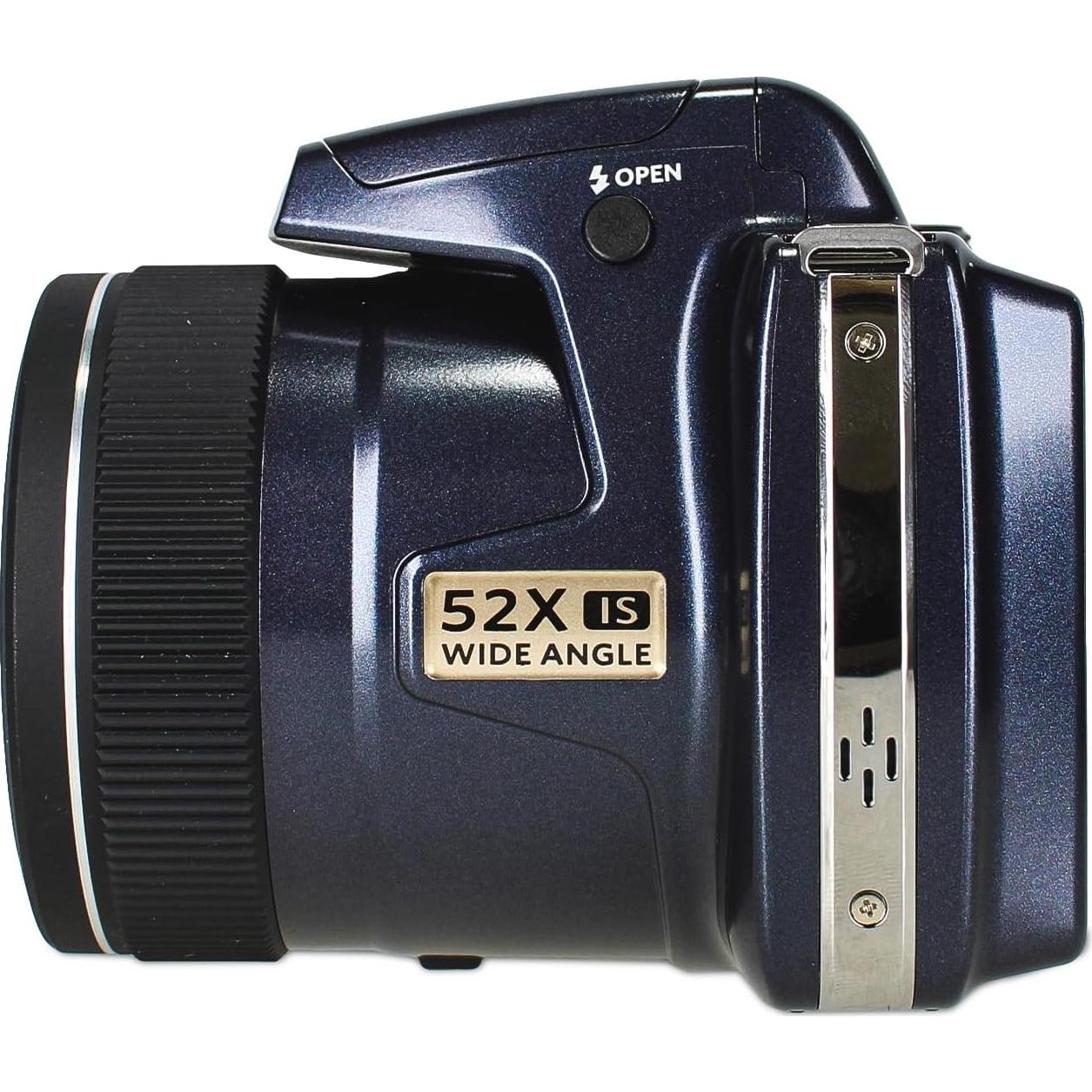 Cámara Digital Kodak Pixpro AZ528 Azul + 2x32GB + Accesorios