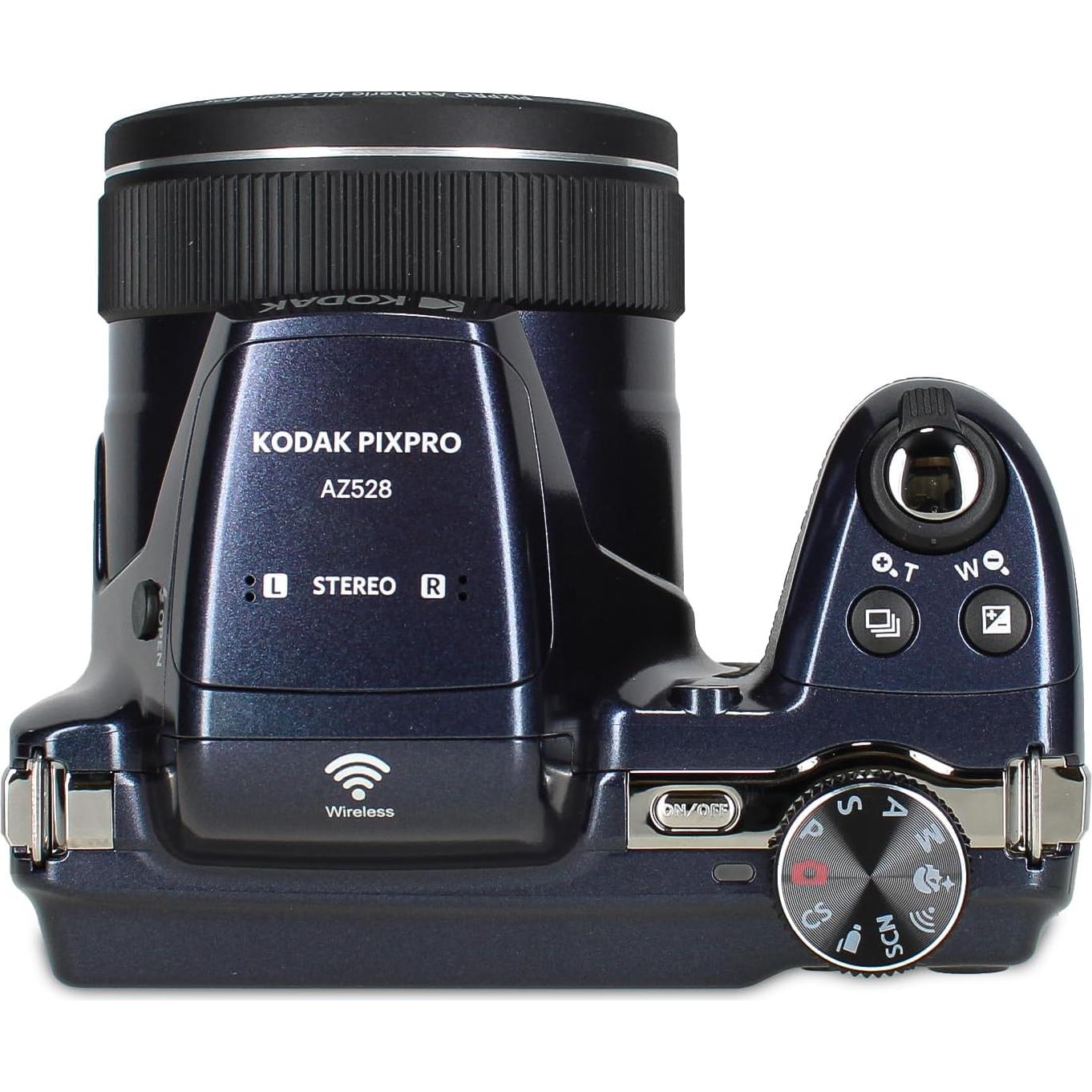 Cámara Digital Kodak Pixpro AZ528 Azul + 2x32GB + Accesorios