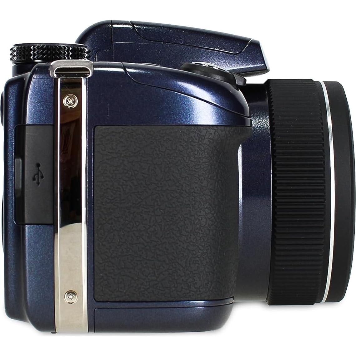 Cámara Digital Kodak Pixpro AZ528 Azul + 2x32GB + Accesorios