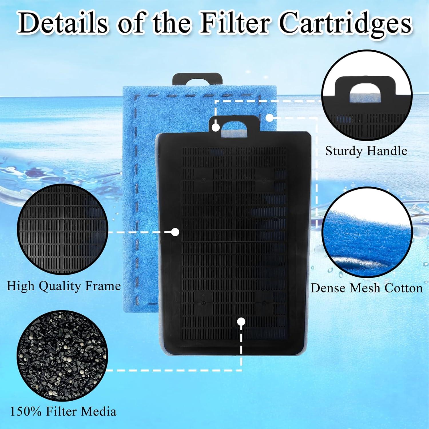 Cartuchos de Filtro Driamor 6 Paquete Tamaño Rite E para Marineland