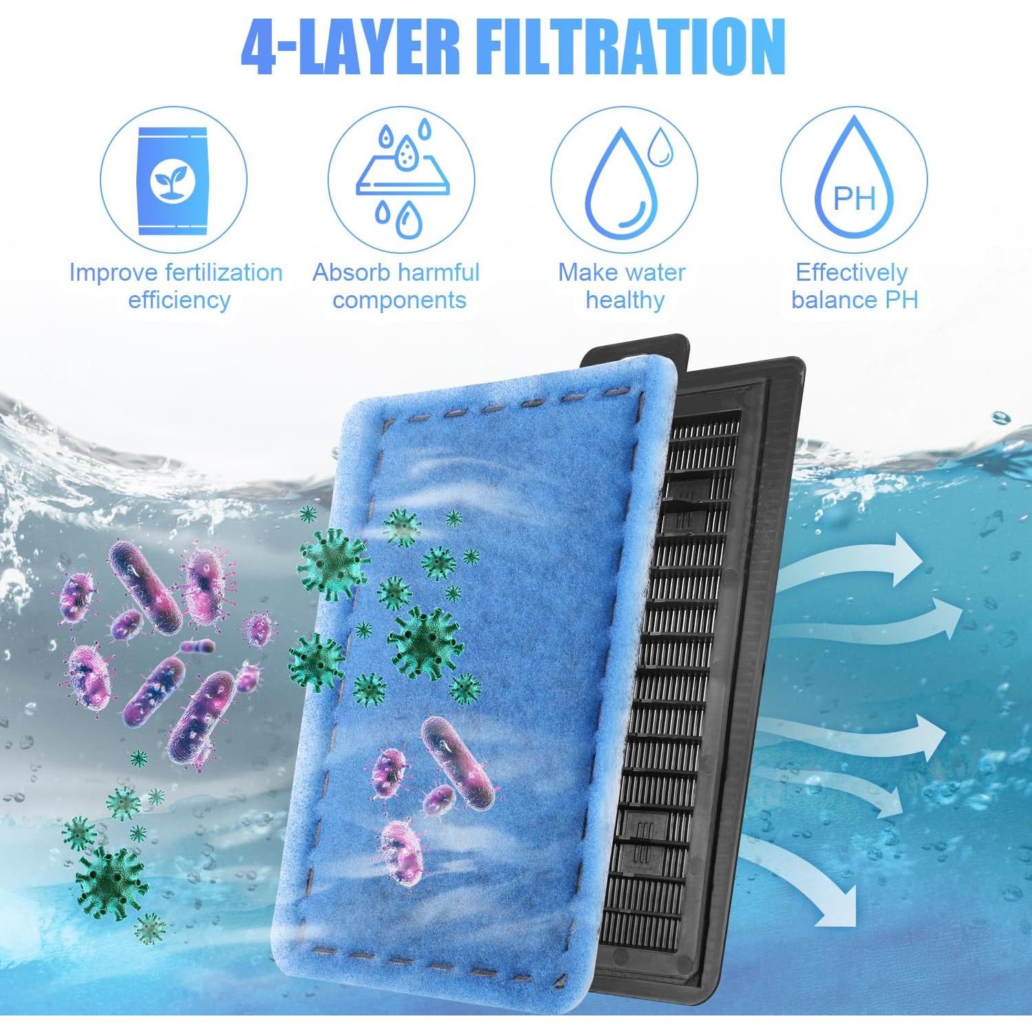 Cartuchos de Filtro Acuario BOXOB 10pcs Tamaño E para Marineland