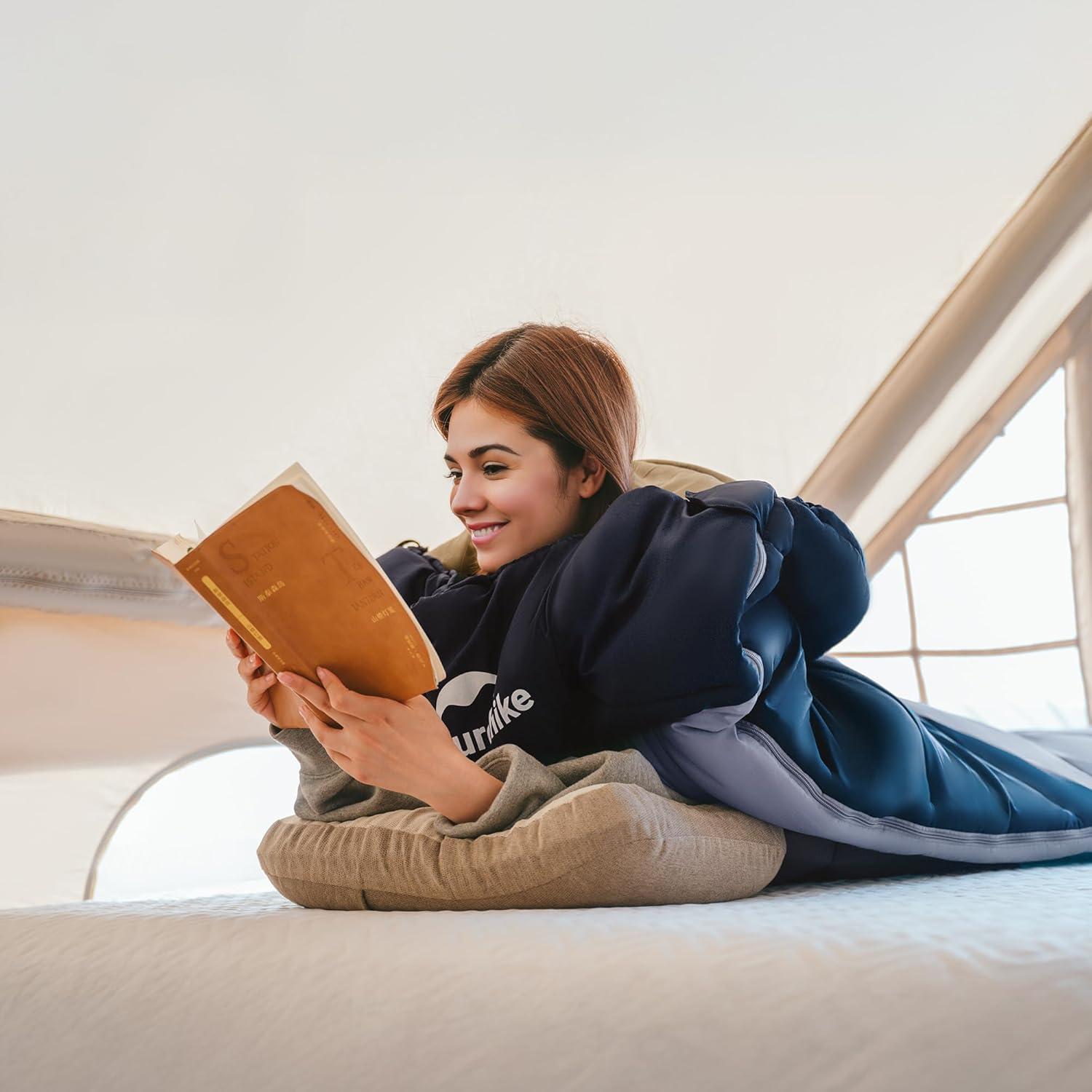 Saco de dormir Naturehike verde 3 estaciones 8.5°C liviano