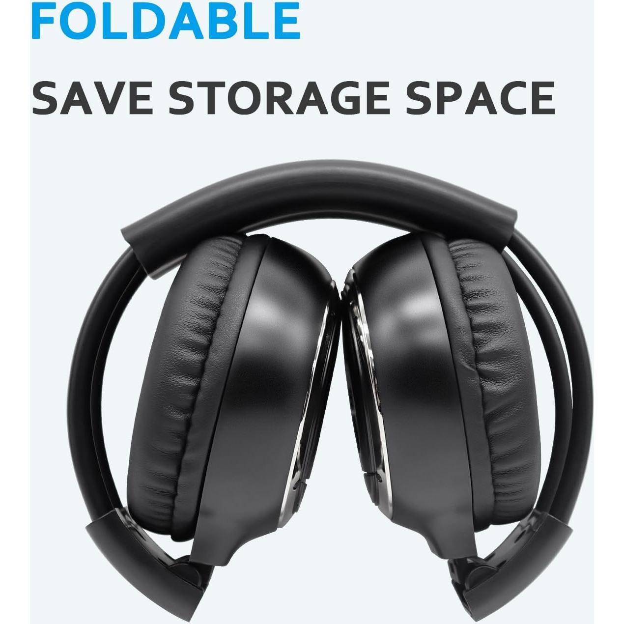 Auriculares Inalámbricos IR SAHARIE para DVD de Coche - 2 Pcs