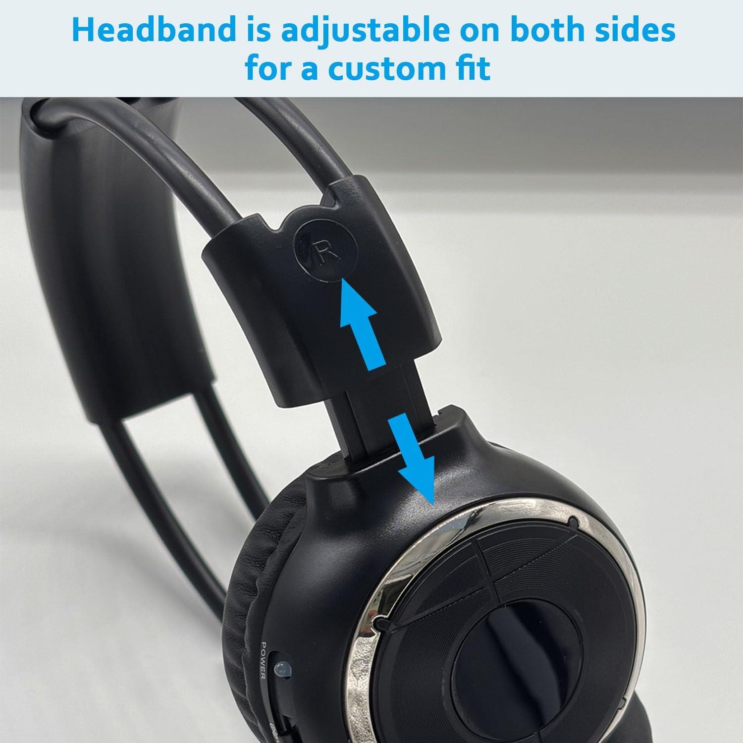 Auriculares Inalámbricos IR SAHARIE para DVD de Coche - 2 Pcs