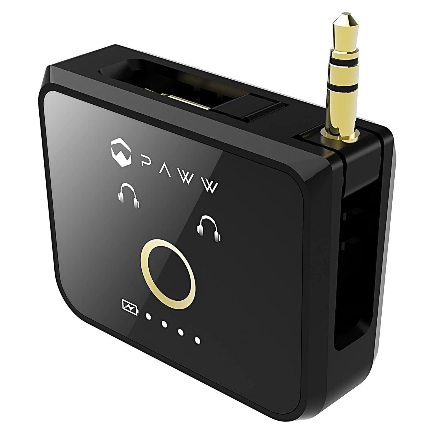 Transmisor Bluetooth Paww WaveCast 5.0 - 30m, Carga Rápida