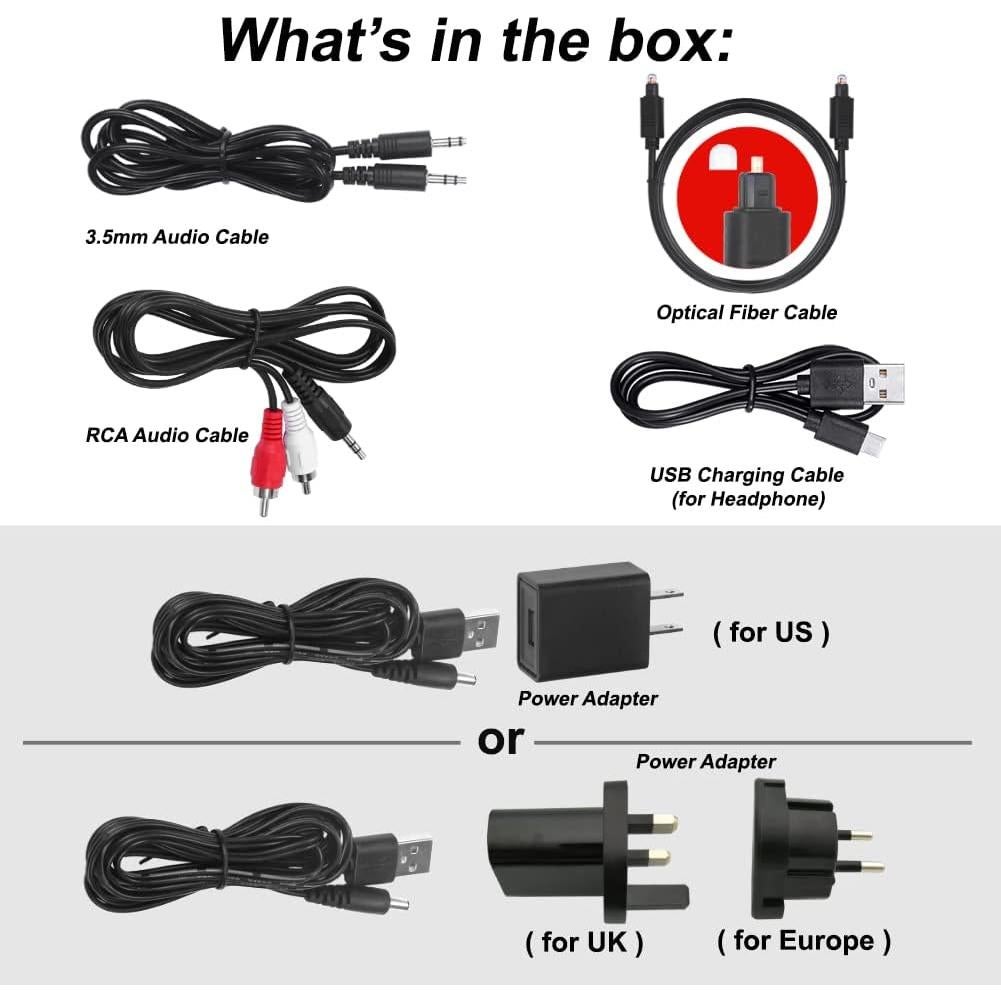 Auriculares Inalámbricos SIMOLIO SM-825D Pro para TV con Batería Reemplazable