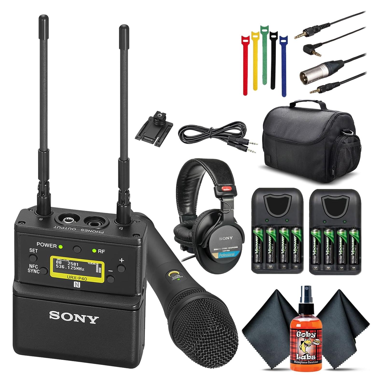 Sistema de micrófono de mano cardioide inalámbrico Sony UWP-D22