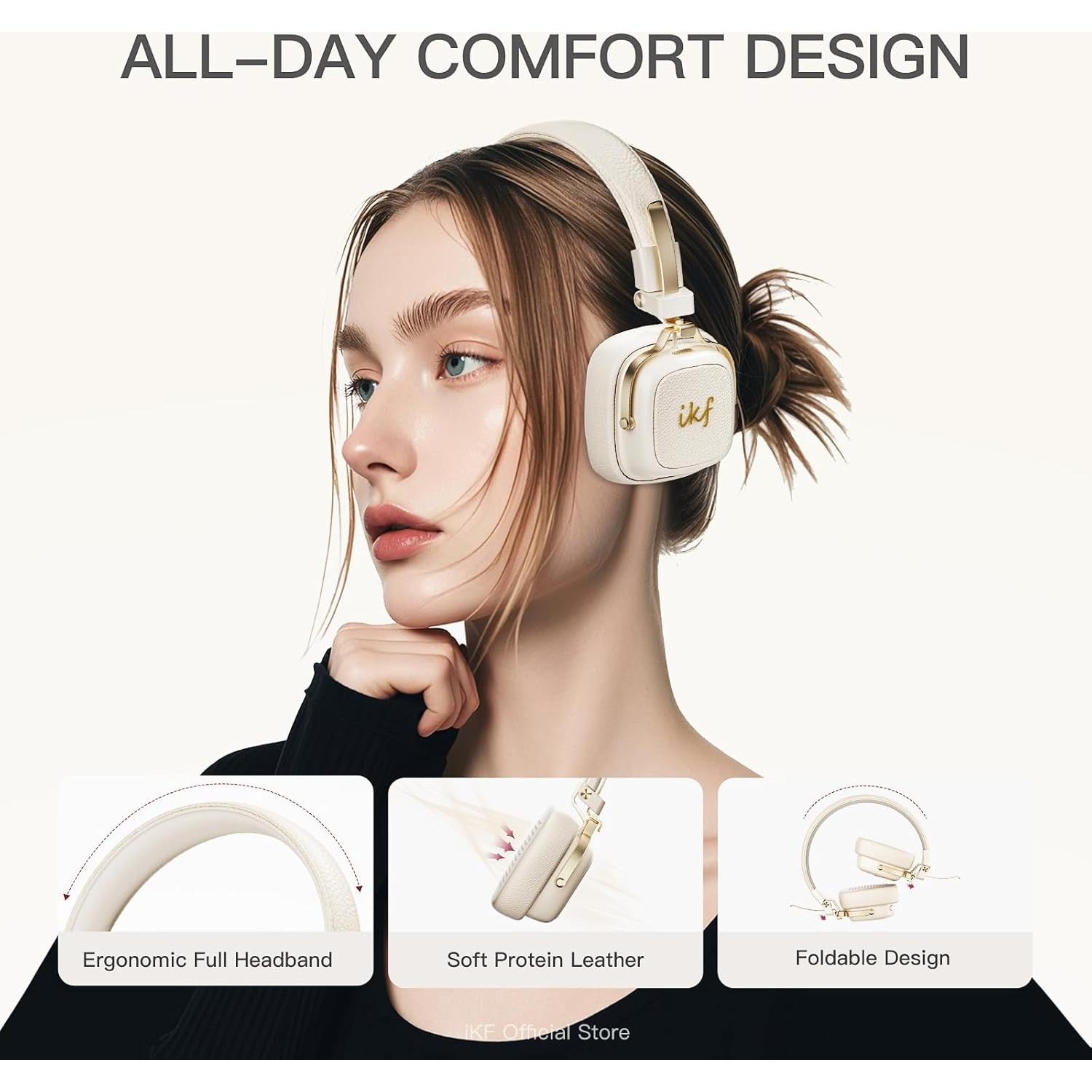 Auriculares Inalámbricos Bluetooth iKF E2 Retro 90H Sonido 3D