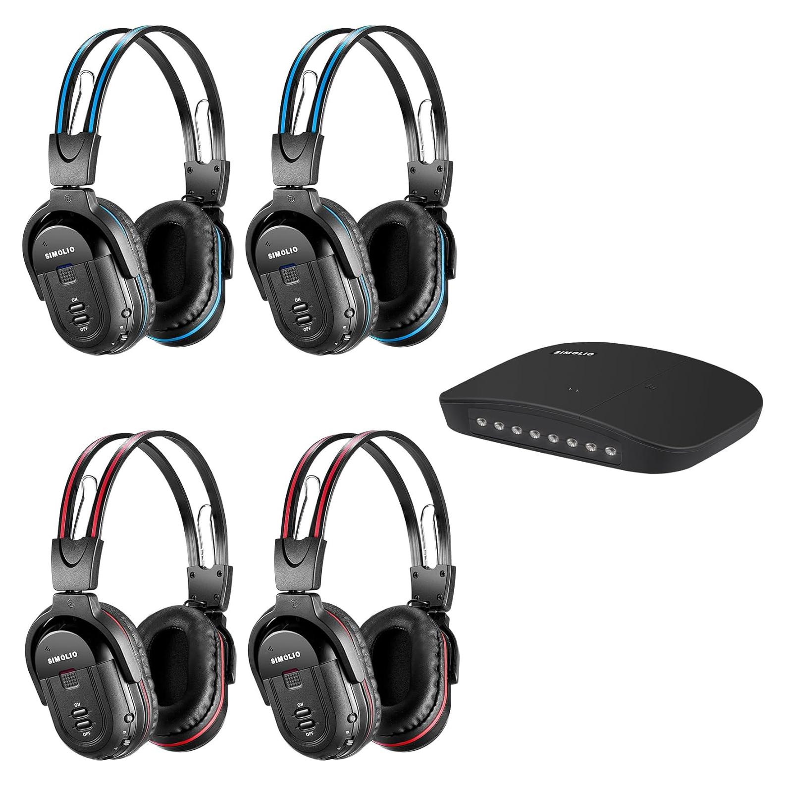 Auriculares Inalámbricos SIMOLIO SM-563TV Pro para TV - 4 Paquete