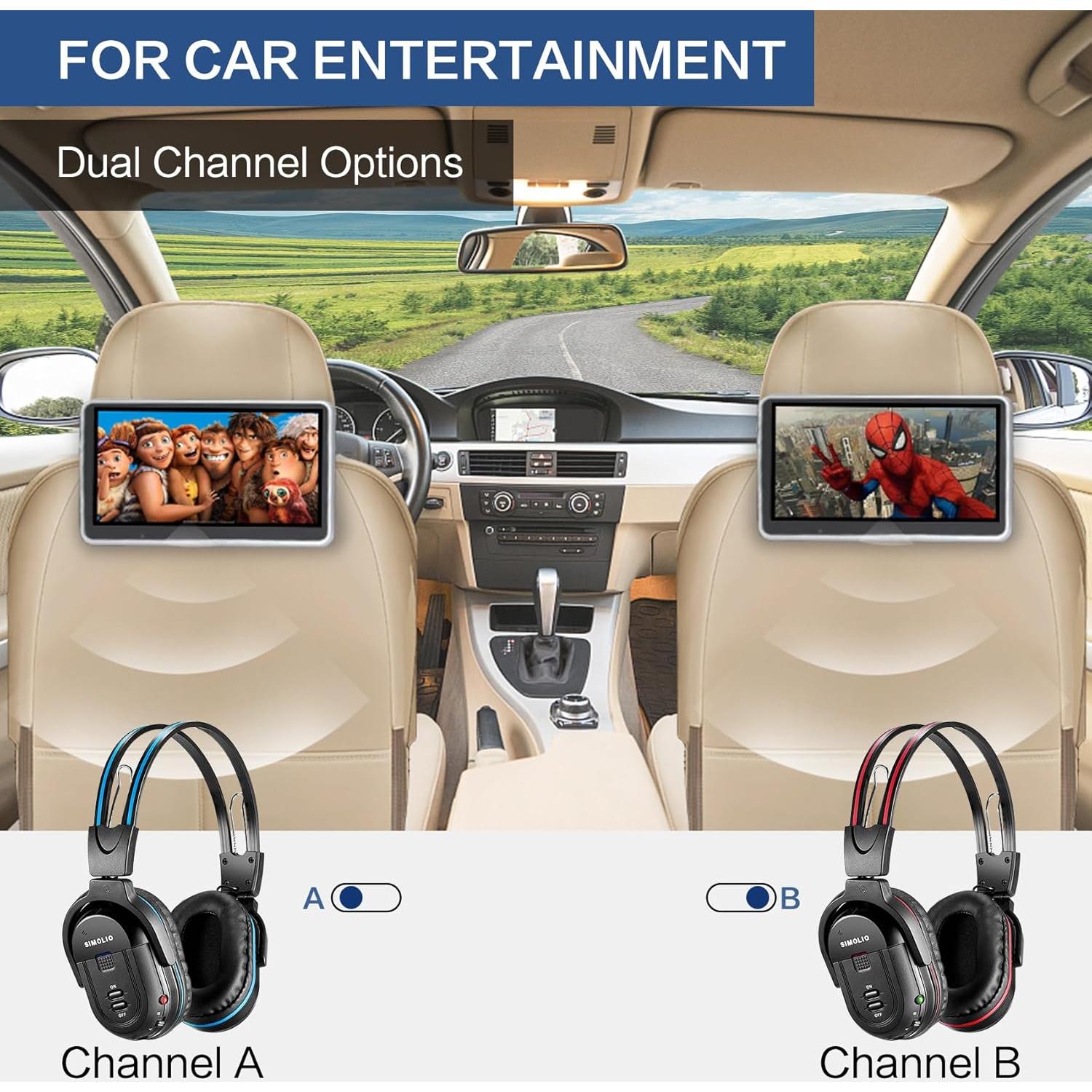 Auriculares Inalámbricos SIMOLIO SM-563TV Pro para TV - 4 Paquete