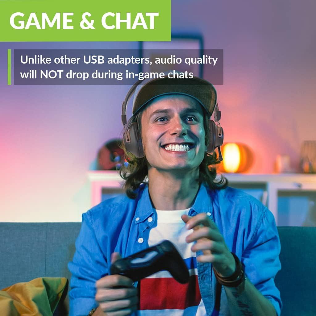 Auriculares Bluetooth Avantree C519M con Micrófono - 40hrs Juego