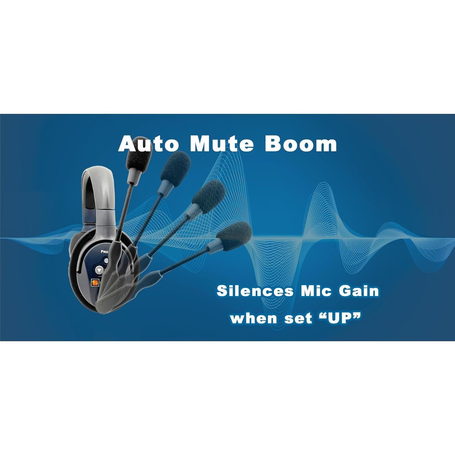 Sistema de Intercomunicador Inalámbrico Eartec PRO16 ETP8D - 8 Auriculares