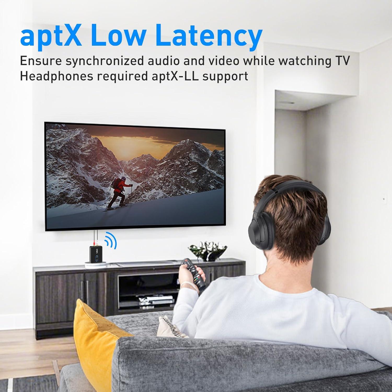 Adaptador RCA Bluetooth 5.3 1Mii ML302+ Transmisor Receptor