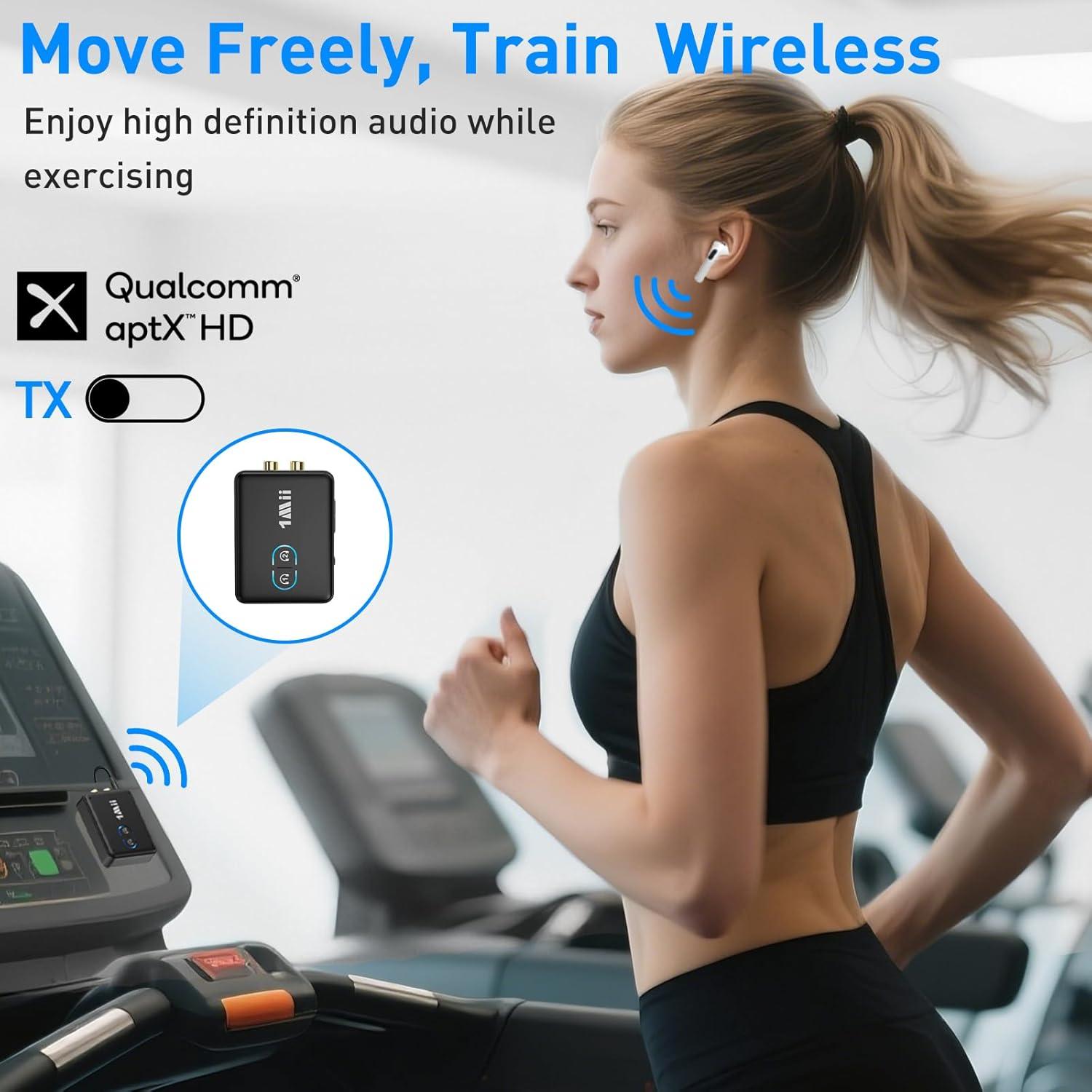 Adaptador RCA Bluetooth 5.3 1Mii ML302+ Transmisor Receptor