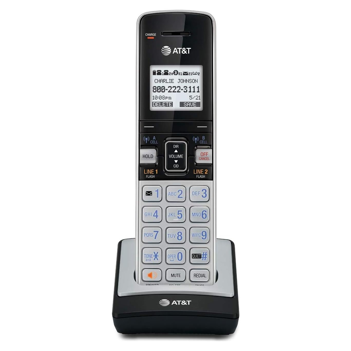 Auricular Inalámbrico AT&T TL86003 Plata/Negro - Accesorio