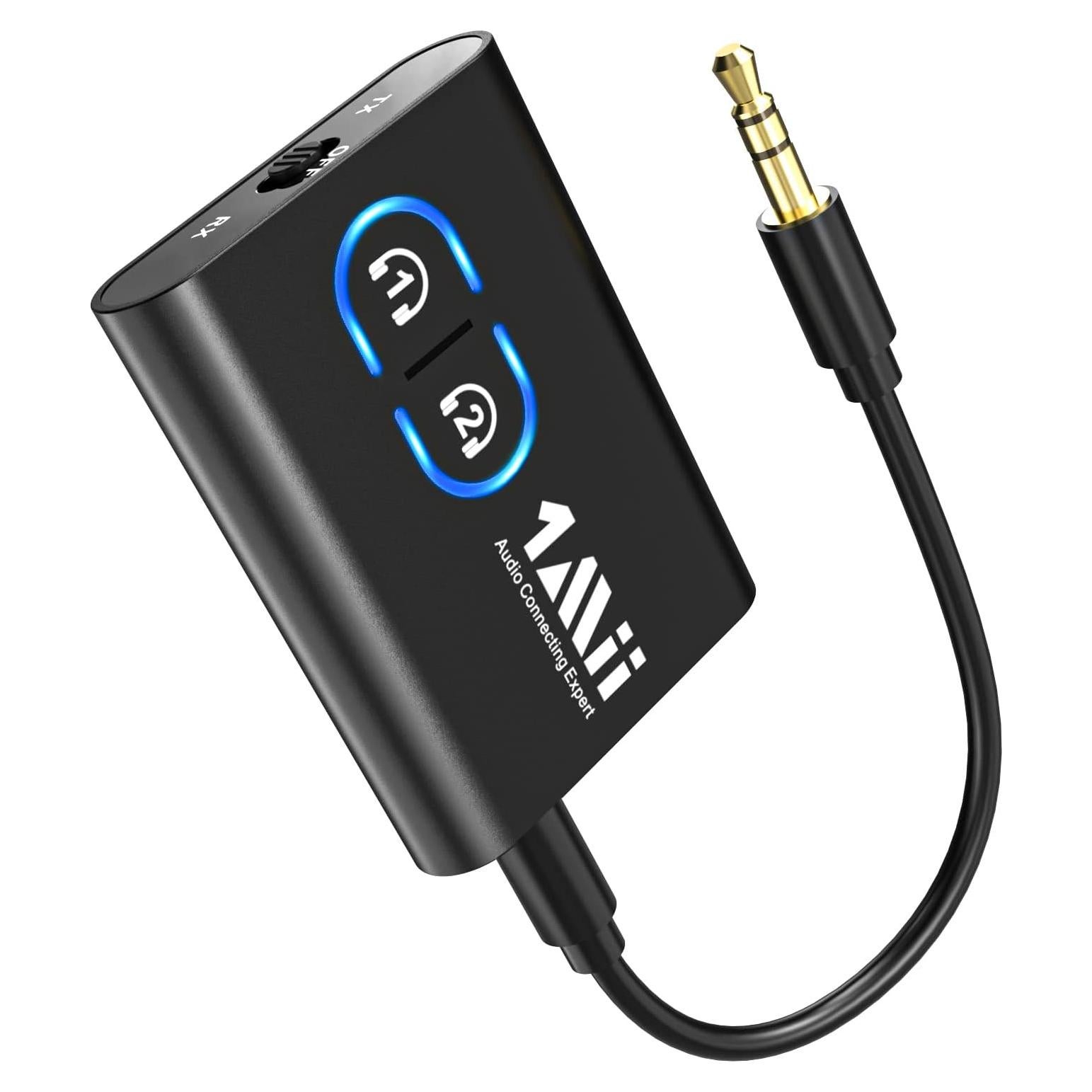 Transmisor Receptor Bluetooth 5.3 1Mii ML300 Doble Enlace HD