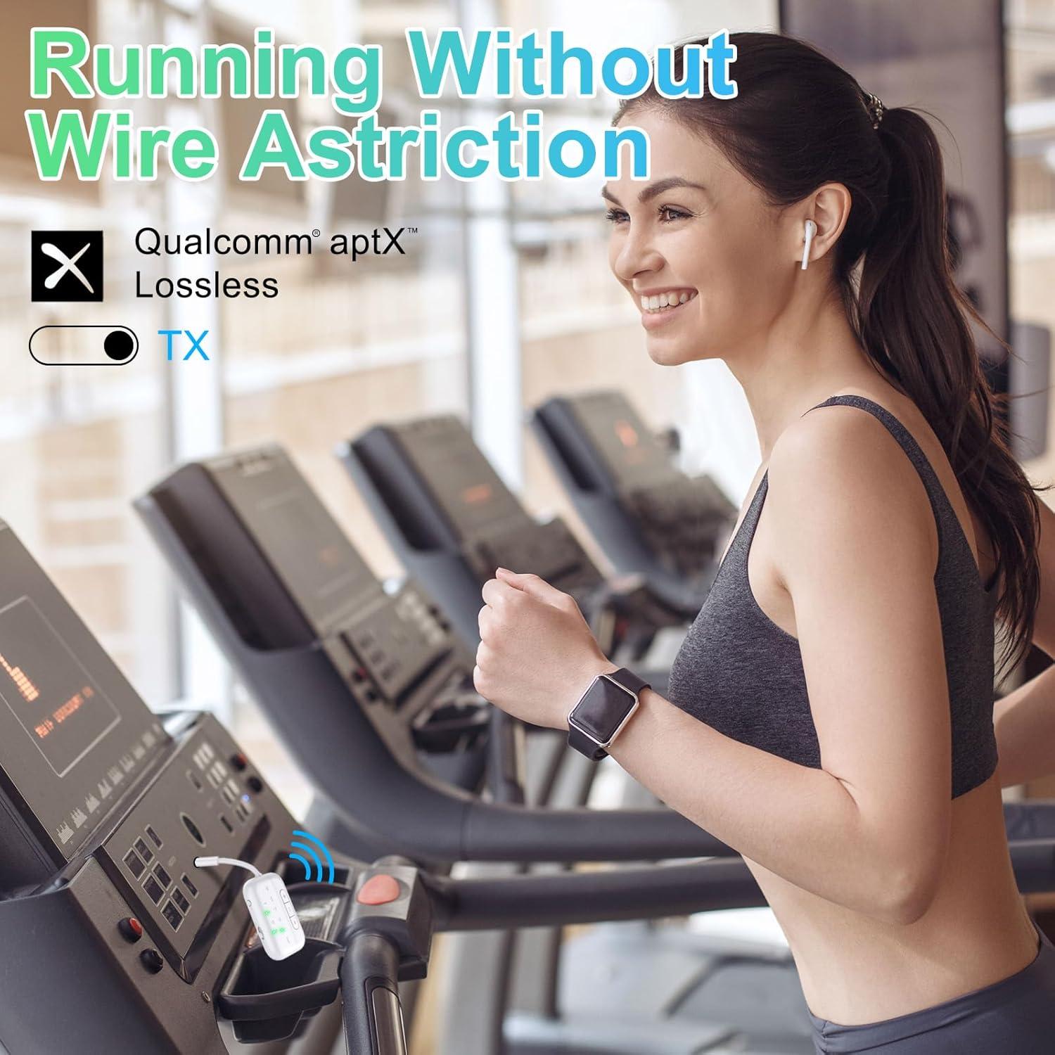 Transmisor Receptor Bluetooth 5.4 Beeitzie B101 2-en-1 AUX