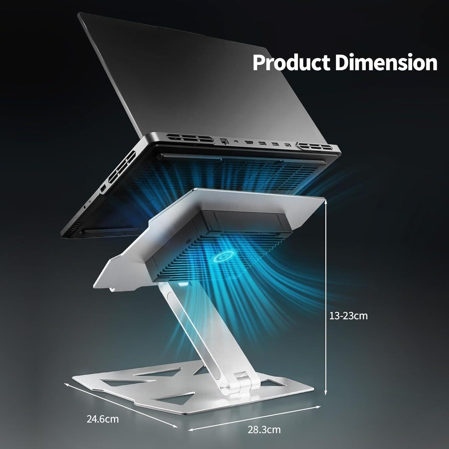 Soporte de Enfriamiento para Laptop Yiodelu - Peltier 12-19"