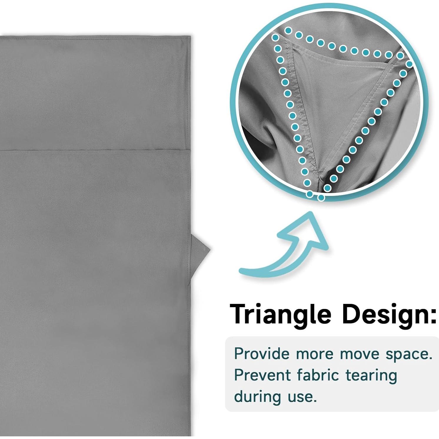 Forro de Saco de Dormir VVAYHUA de Satén Ultraligero 220x90cm