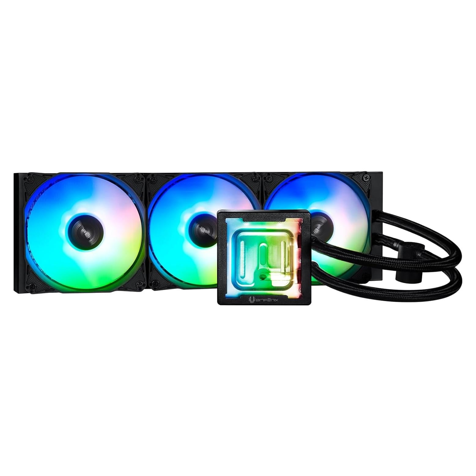 Enfriador Líquido AIO BitFenix Cube 360mm Negro para CPU