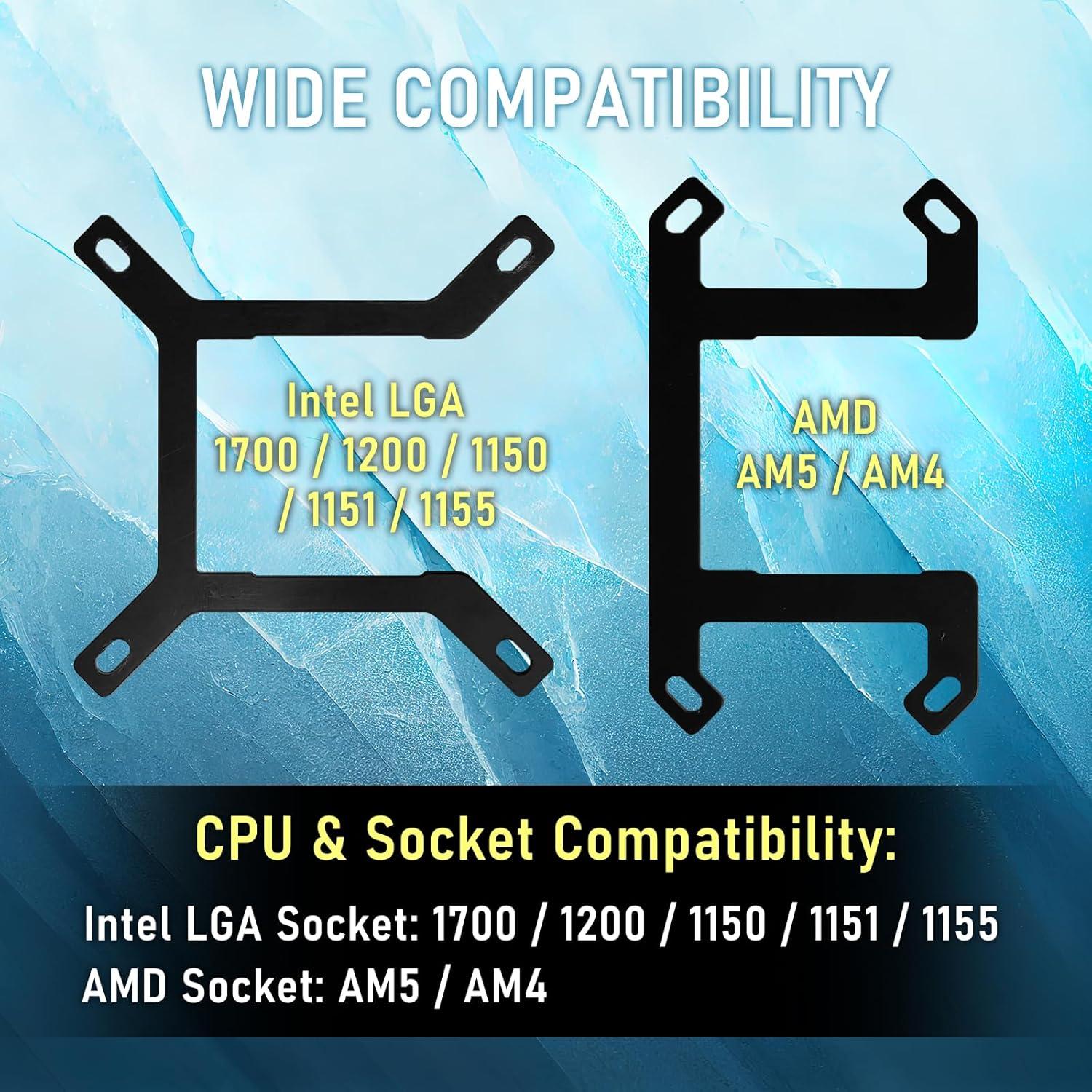 Enfriador Líquido AIO BitFenix Cube 360mm Negro para CPU