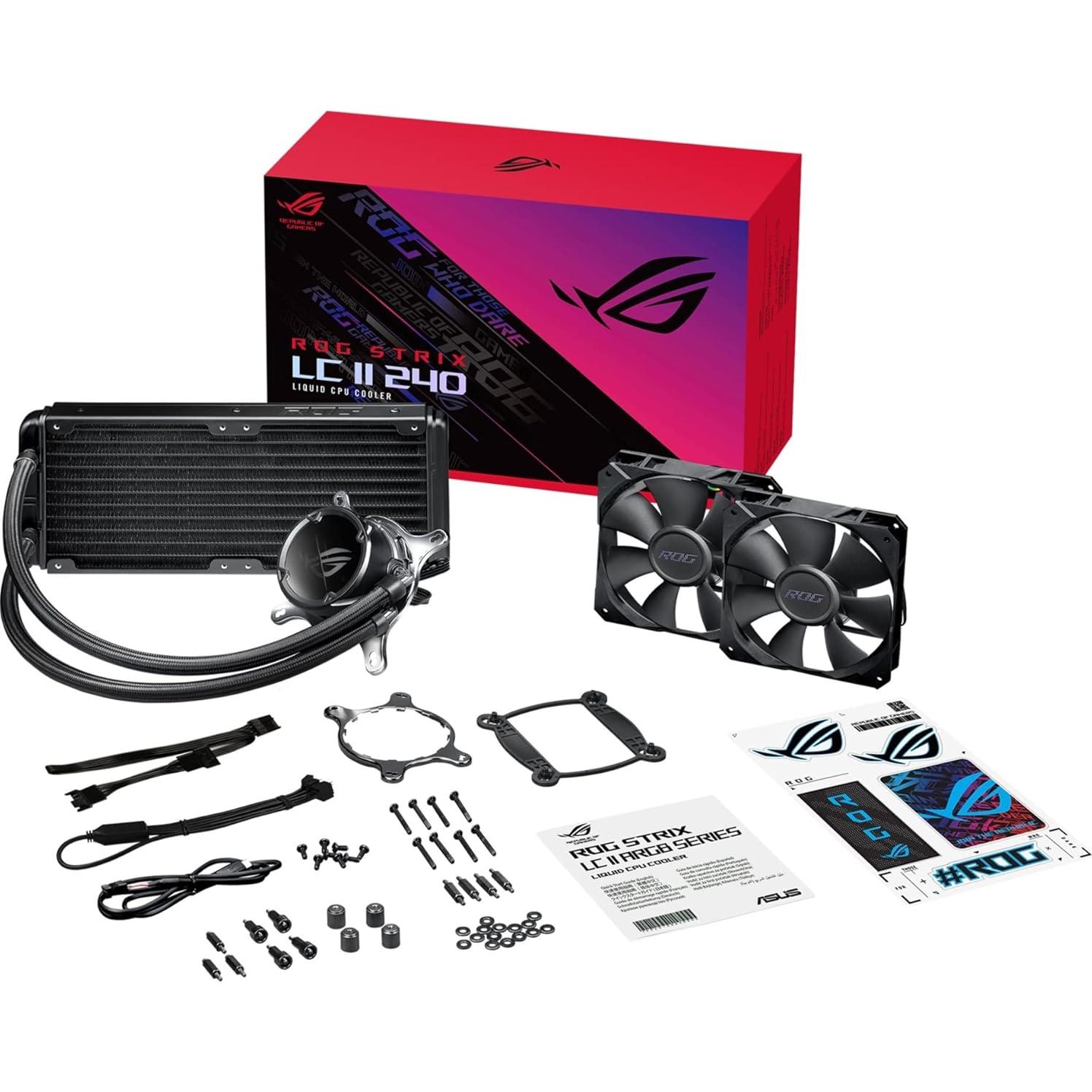 Enfriador de CPU Líquido ASUS ROG Strix LC II 240mm AIO RGB