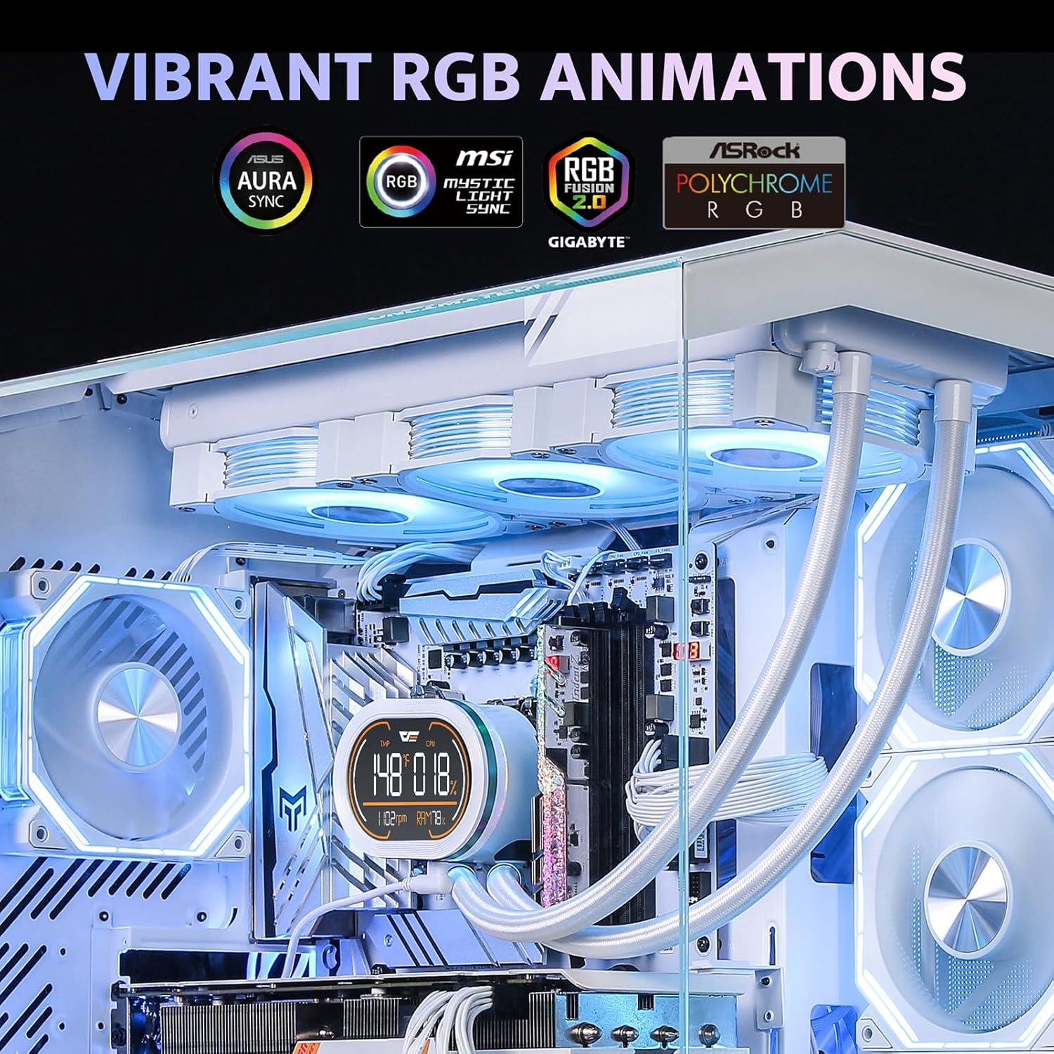 Enfriador de CPU Líquido darkFlash DH360D 360mm ARGB PWM