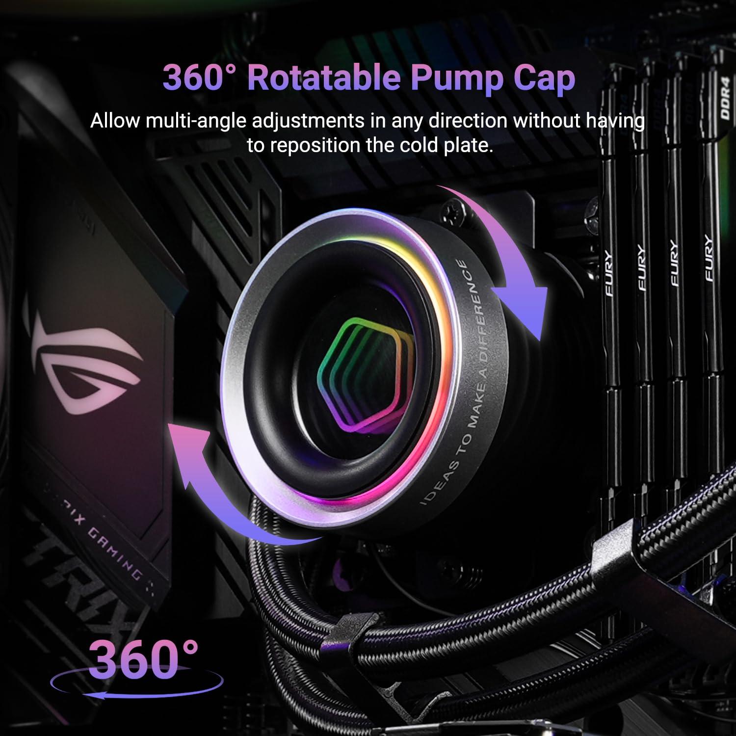 Enfriador de CPU Líquido ID-COOLING FX240 INF 240mm ARGB