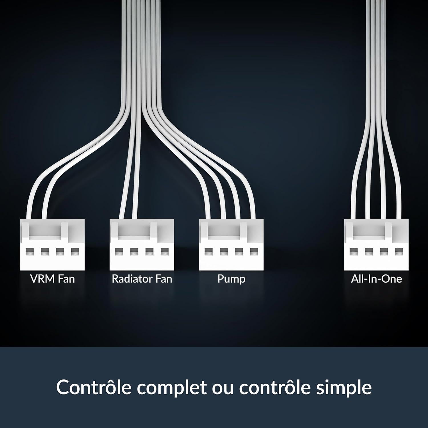 Enfriador de CPU AIO ARCTIC Liquid Freezer III Pro 360 A-RGB Blanco