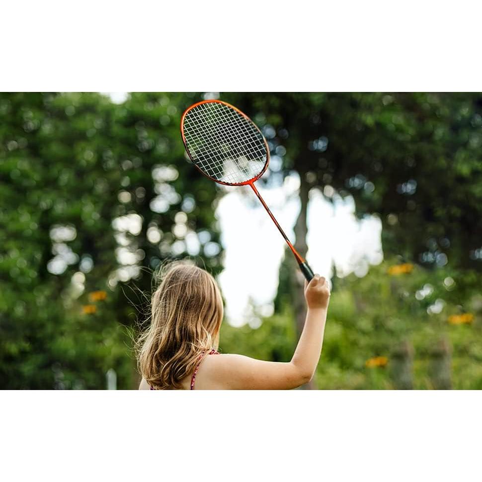 Raquetas de Bádminton WOED BATENS Fibra de Carbono 4 Pzas